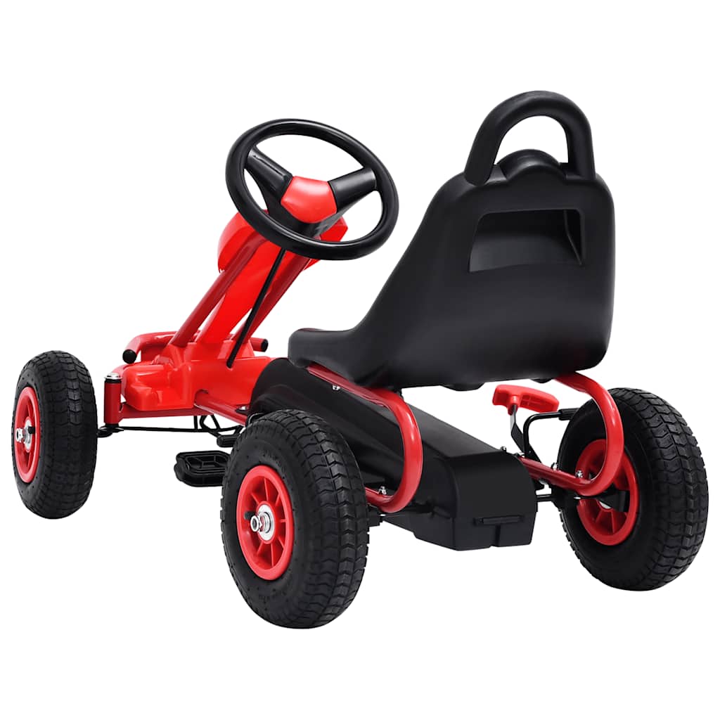 Go-Kart s Pedalama i Pneumatskim Gumama Crveni