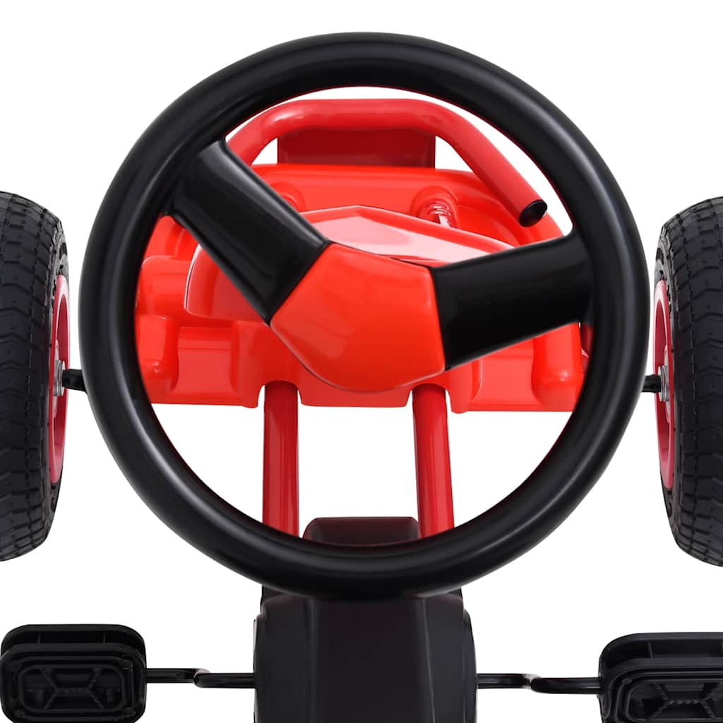 Go-Kart s Pedalama i Pneumatskim Gumama Crveni