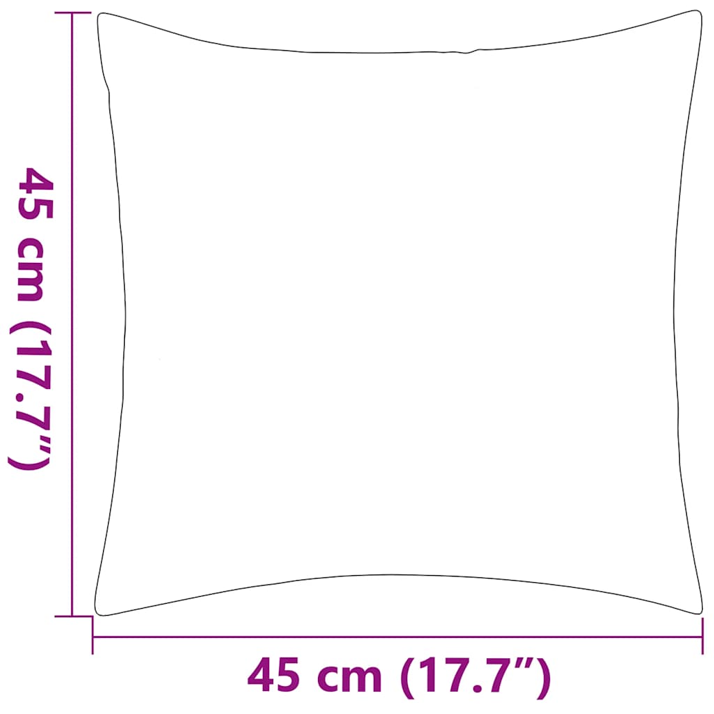 Vrtni jastuci 4 kom 45 x 45 cm sivi