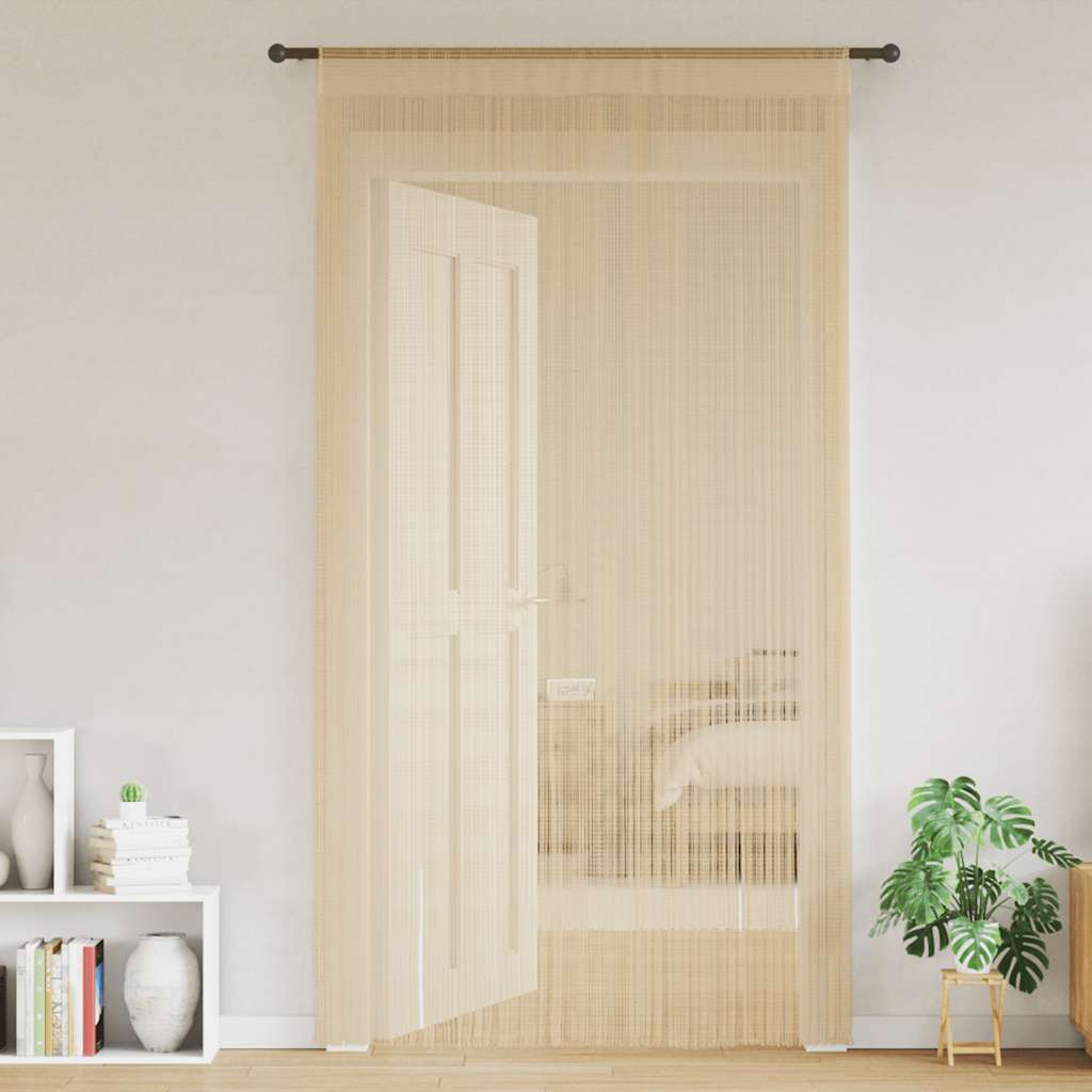 Končane Zavjese 2 kom 100x250 cm Bež