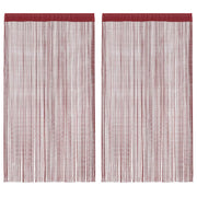Končane Zavjese 2 kom 140x250 cm Bordo