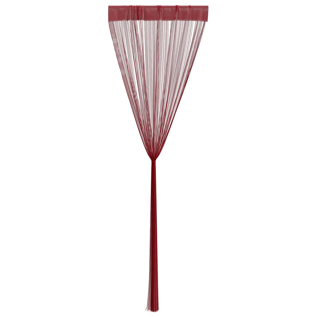 Končane Zavjese 2 kom 140x250 cm Bordo