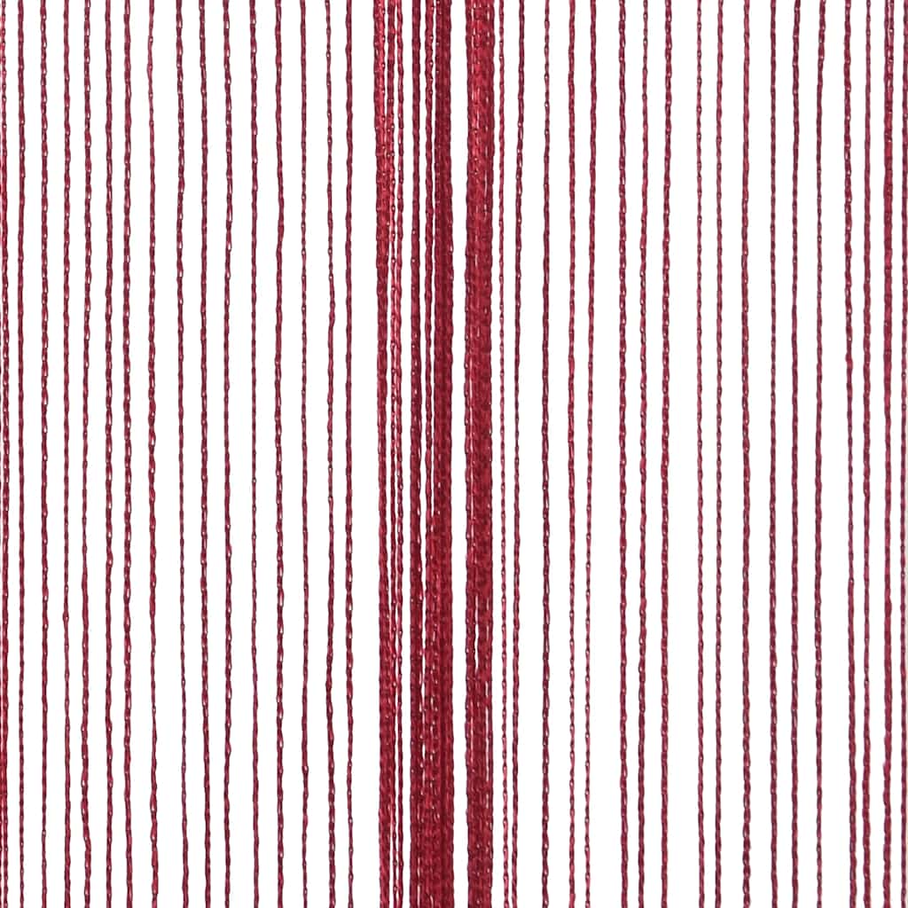 Končane Zavjese 2 kom 140x250 cm Bordo