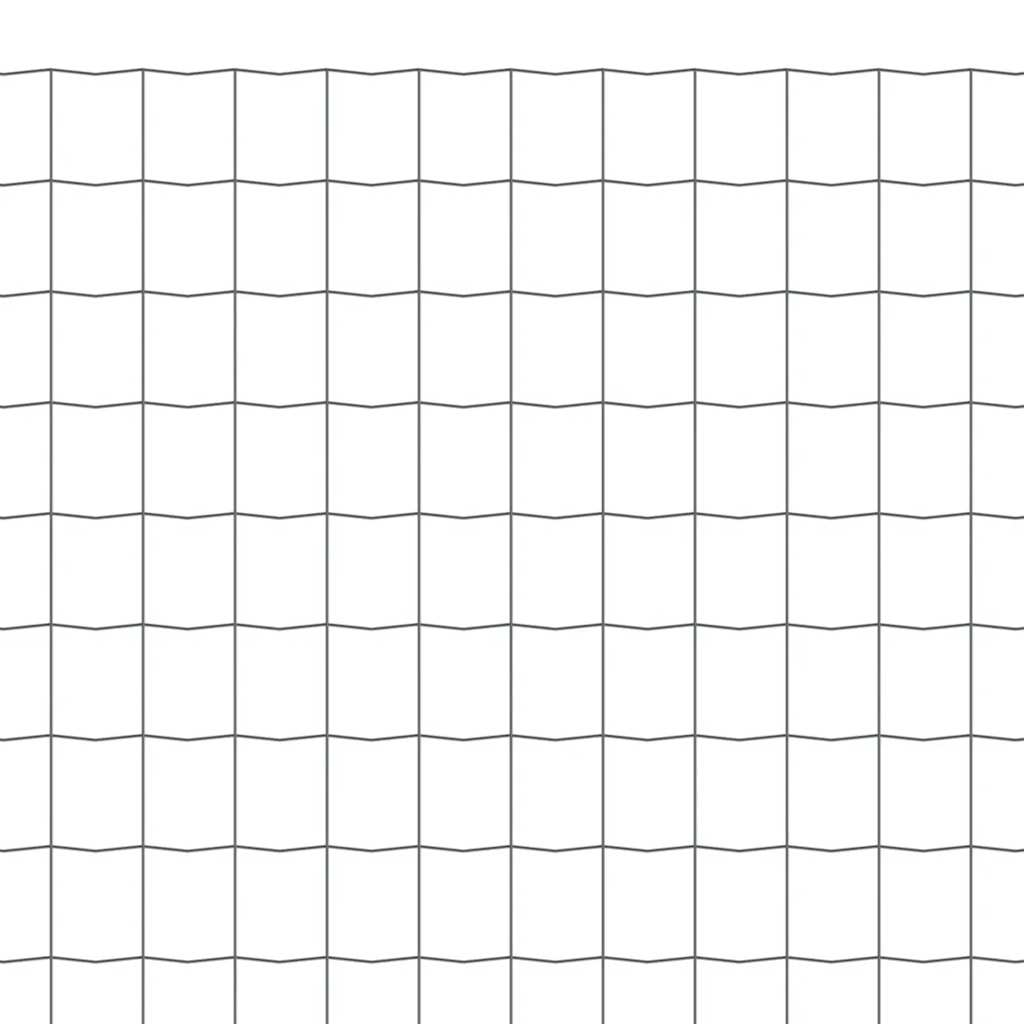 Euro ograda 10 x 0,8 m čelična siva