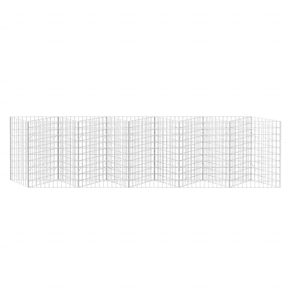 Gabionska košara od pocinčanog čelika 300 x 30 x 100 cm