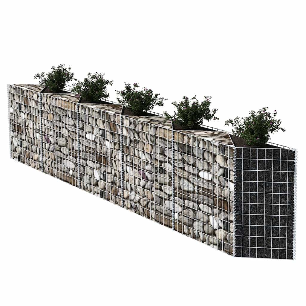 Gabionska košara od pocinčanog čelika 300 x 30 x 100 cm
