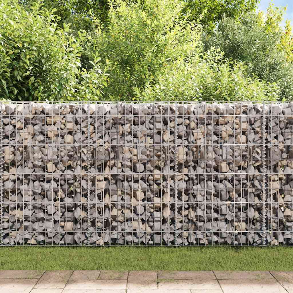 Gabionska košara od pocinčanog čelika 120 x 30 x 100 cm