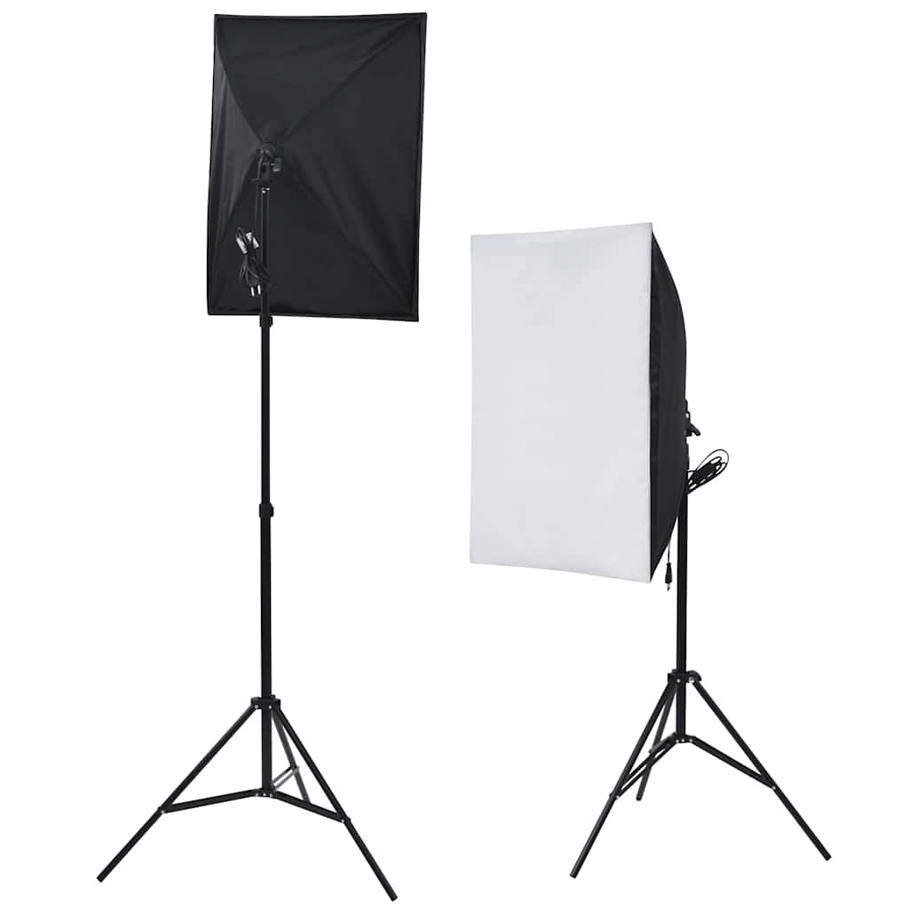 Oprema za Foto Studio: 5 Raznobojnih Pozadina i 2 Softboxa