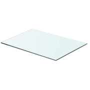 Ploča za police staklo prozirna 50 x 30 cm