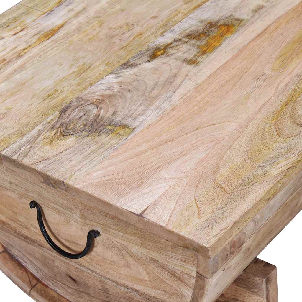 Stolić za Kavu Masivno Mango Drvo 88x50x40 cm