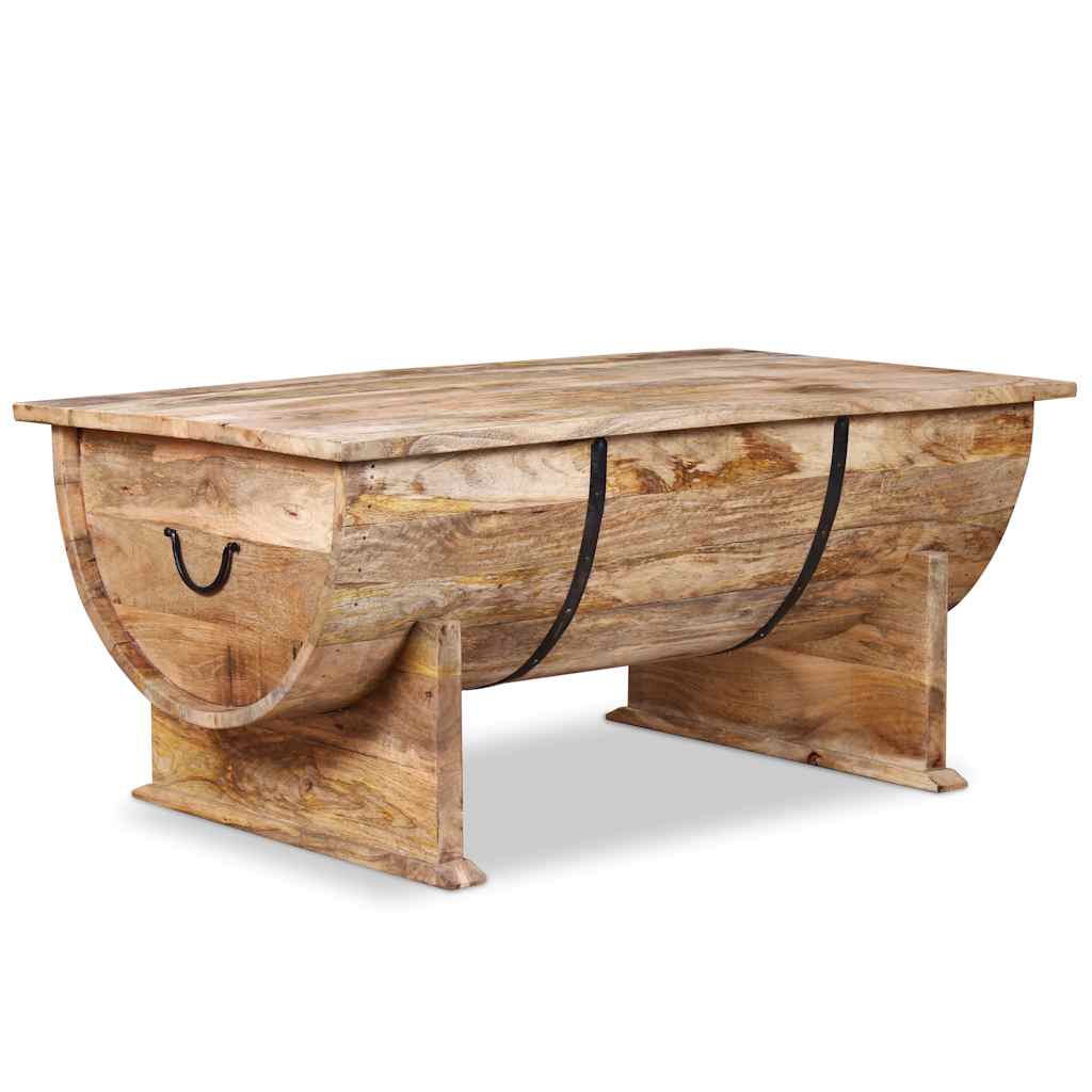 Stolić za Kavu Masivno Mango Drvo 88x50x40 cm