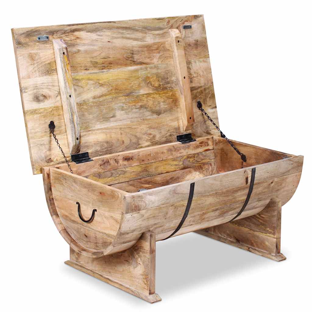 Stolić za Kavu Masivno Mango Drvo 88x50x40 cm
