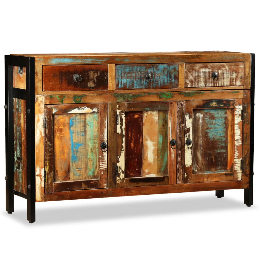 Komoda Masivno Obnovljeno Drvo 120x35x76 cm