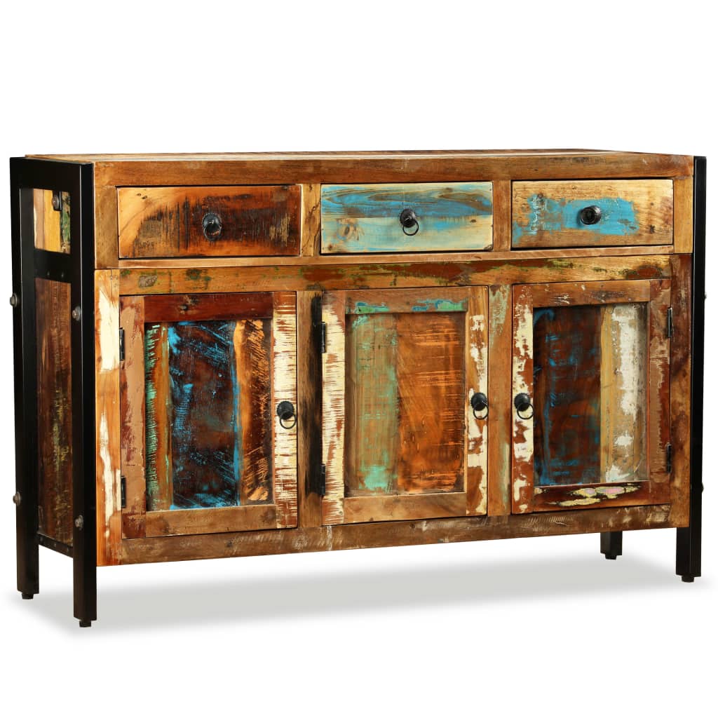 Komoda Masivno Obnovljeno Drvo 120x35x76 cm