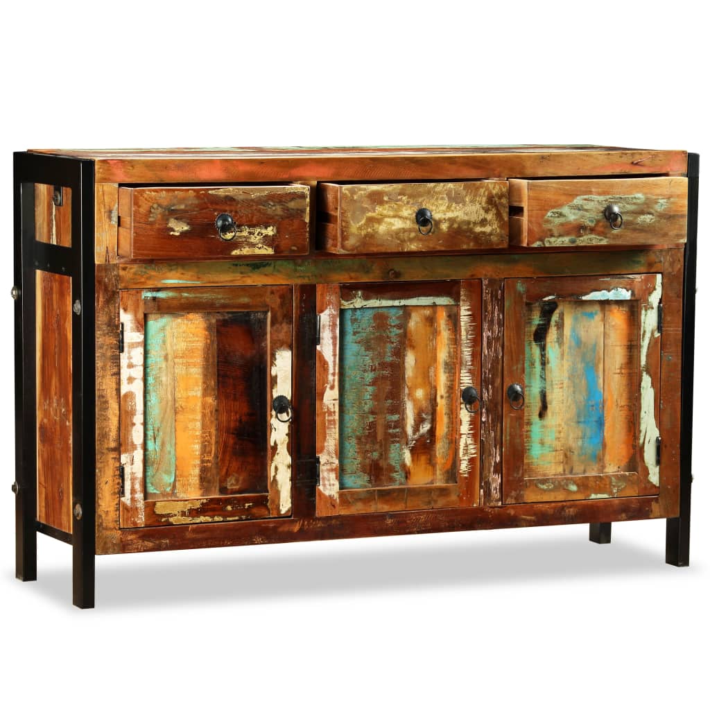 Komoda Masivno Obnovljeno Drvo 120x35x76 cm