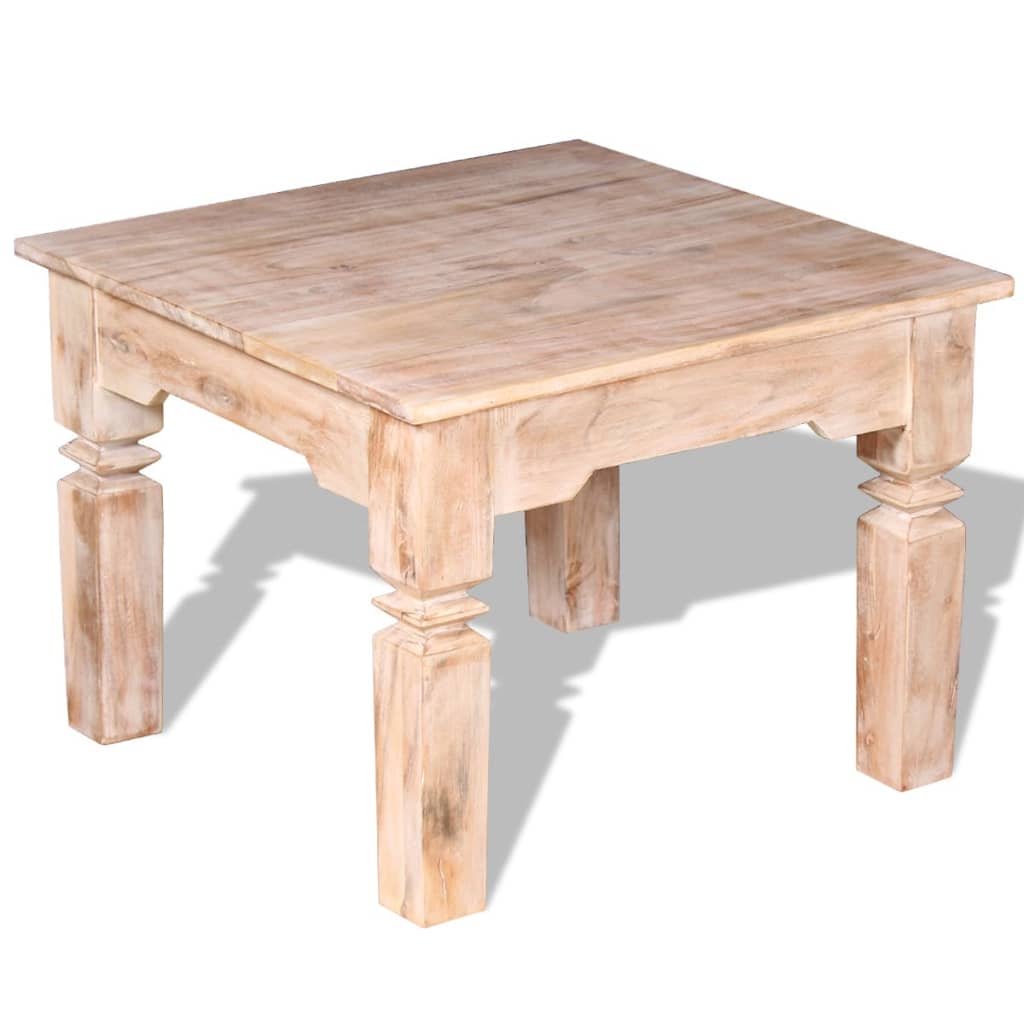 Stolić za kavu od bagremovog drva 60 x 60 x 45 cm