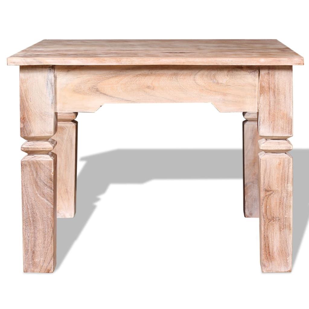 Stolić za kavu od bagremovog drva 60 x 60 x 45 cm