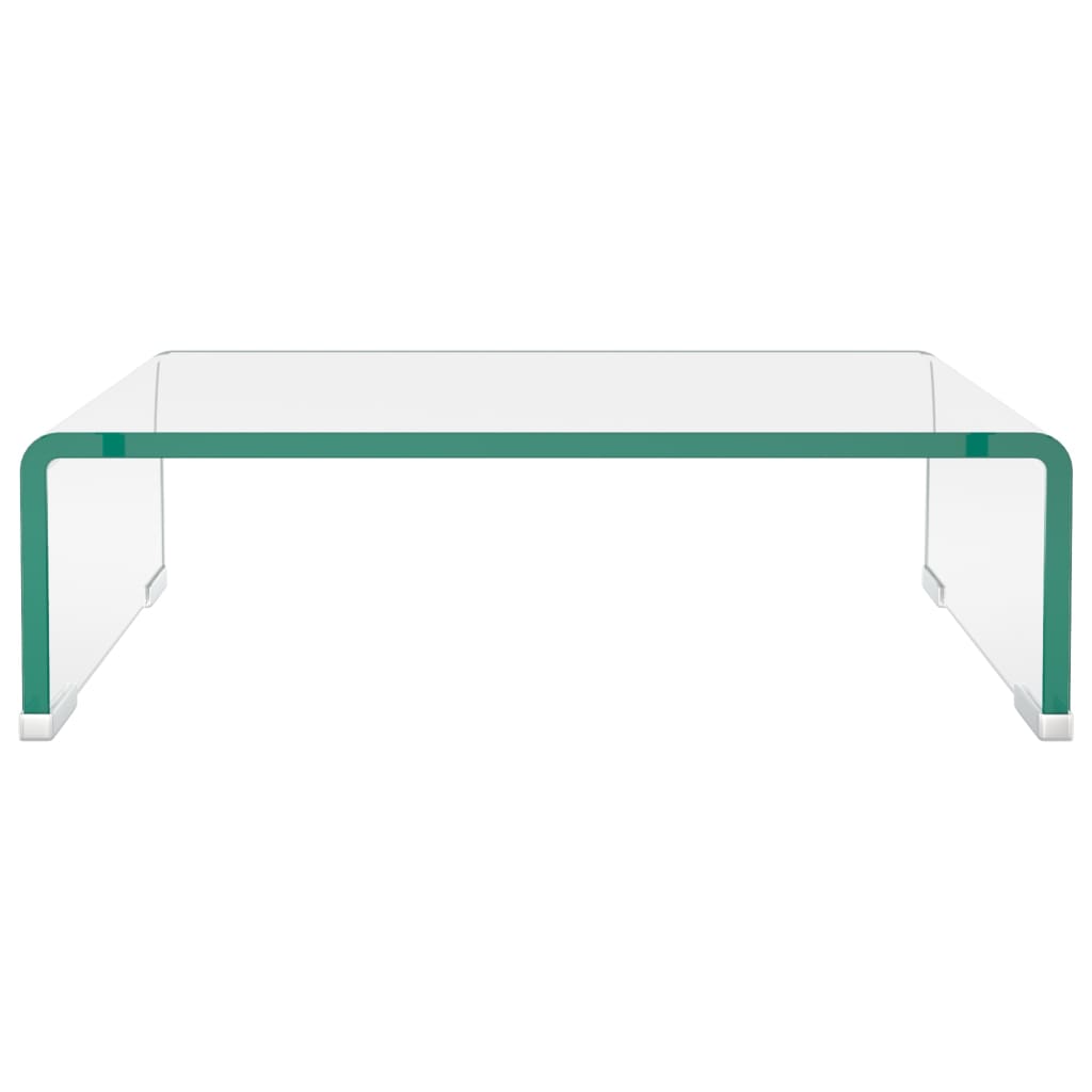 Stalak za TV/Monitor Stakleni Prozirni 40x25x11 cm