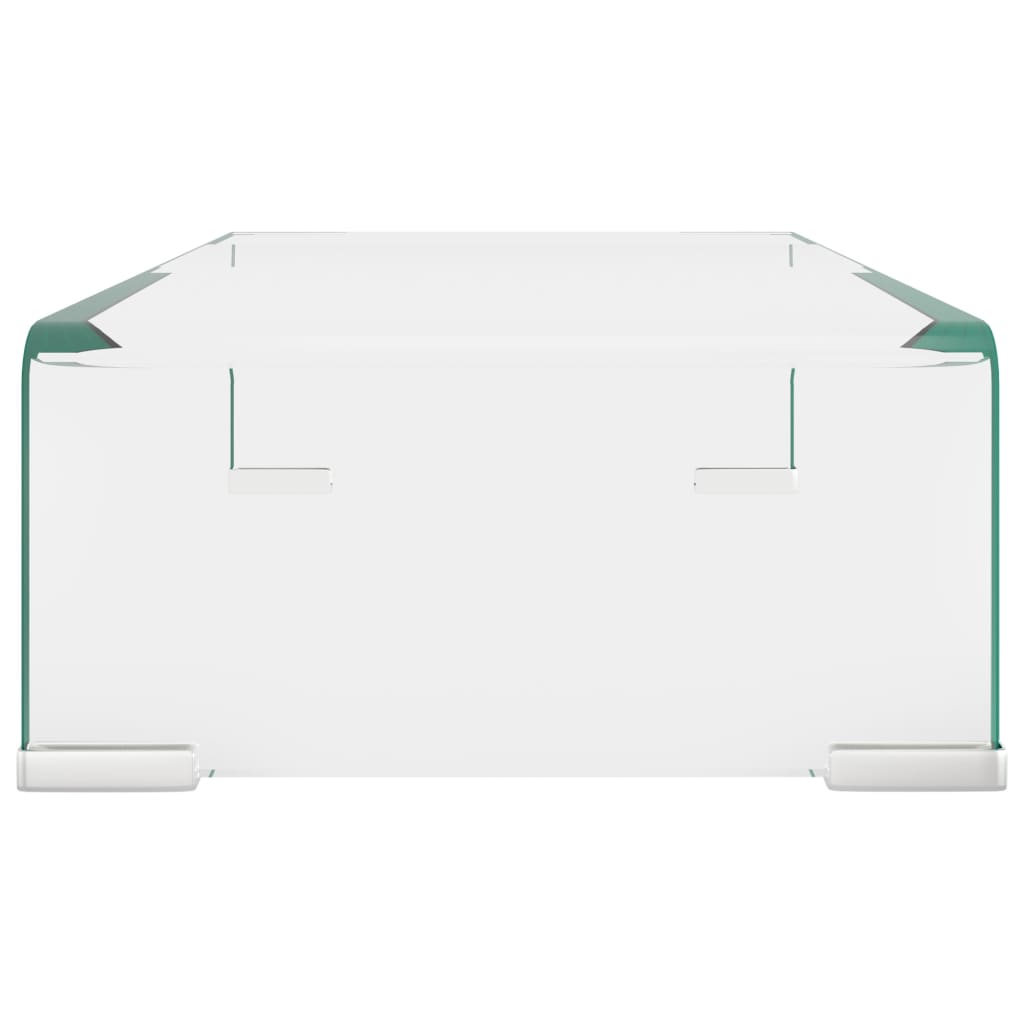 Stalak za TV/Monitor Stakleni Prozirni 40x25x11 cm