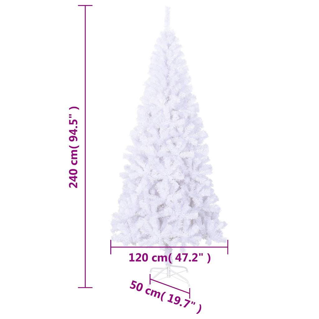 Umjetno Božićno Drvce L 240 cm Bijelo