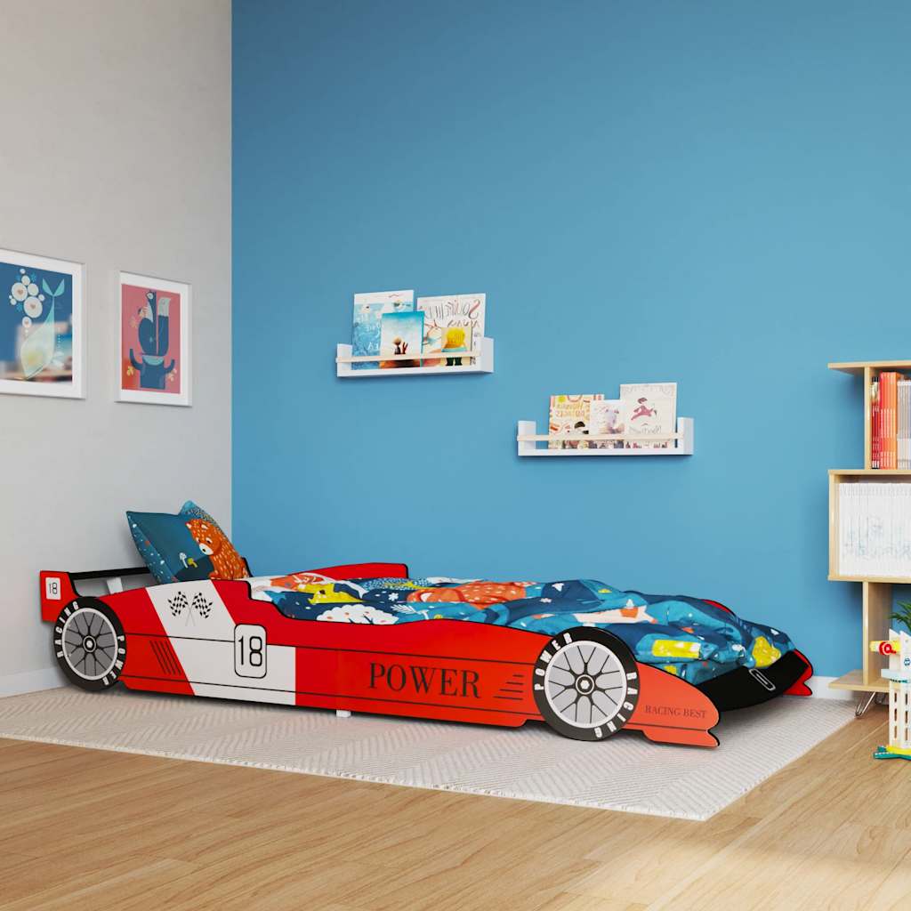 Dječji krevet trkaći auto 90 x 200 cm crveni