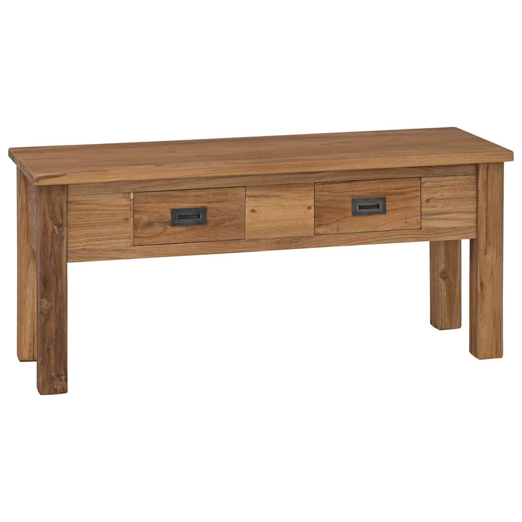 Klupa za hodnik od masivne tikovine 90x30x40 cm