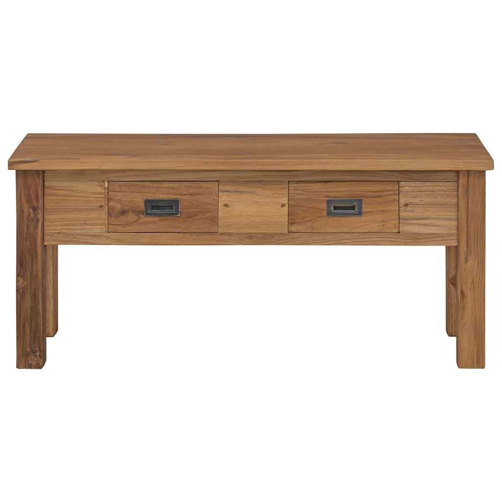 Klupa za hodnik od masivne tikovine 90x30x40 cm
