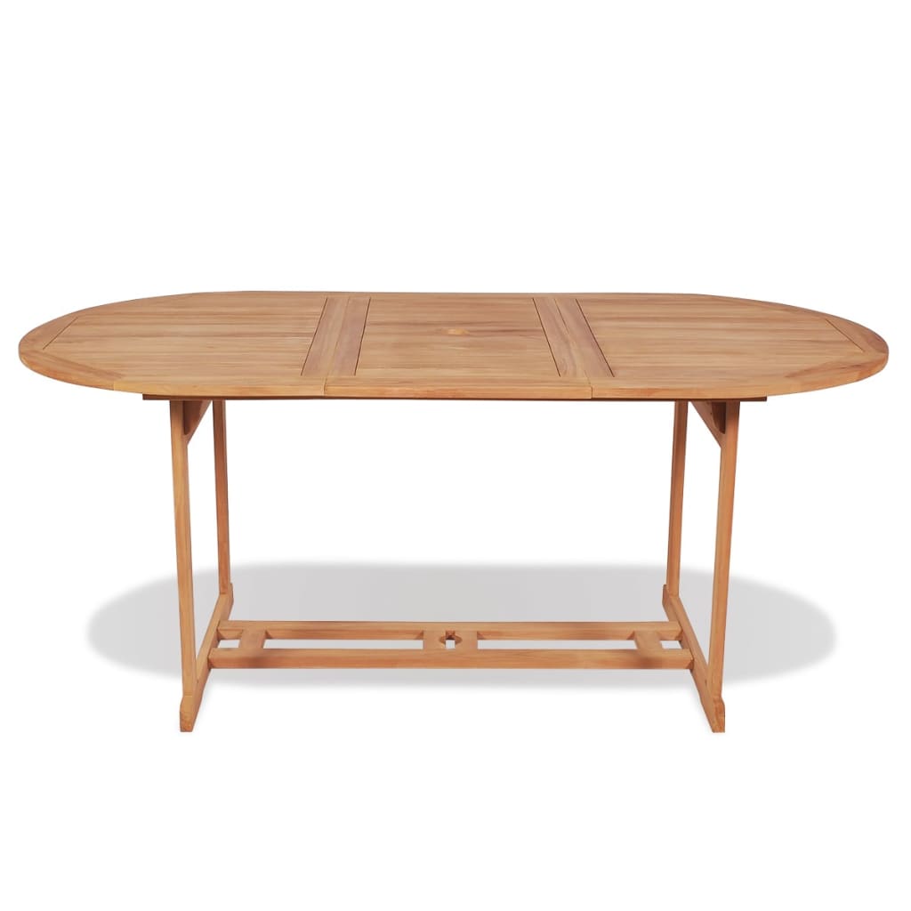 Vrtni stol 180 x 90 x 75 cm masivna tikovina