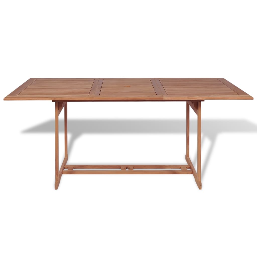 Vrtni stol 180 x 90 x 75 cm masivna tikovina
