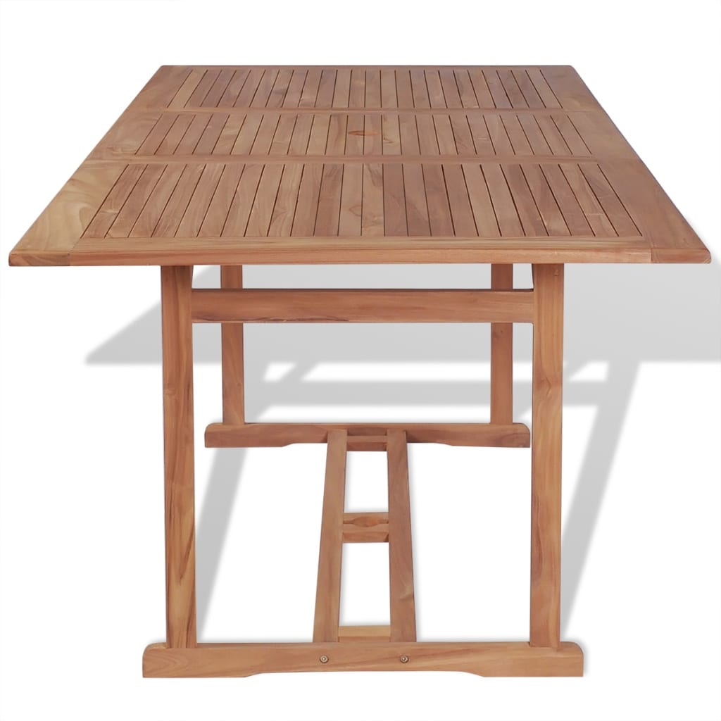 Vrtni stol 180 x 90 x 75 cm masivna tikovina