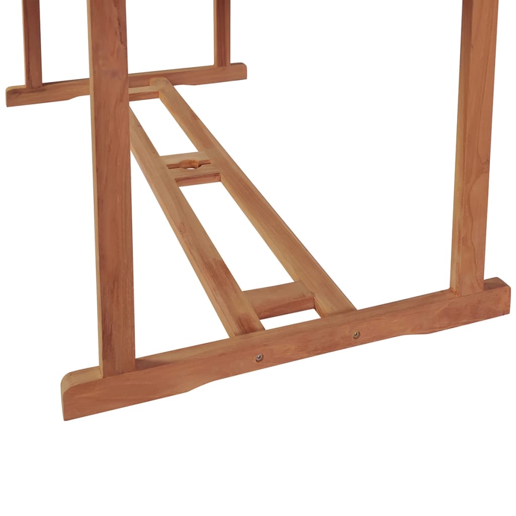Vrtni stol 180 x 90 x 75 cm masivna tikovina