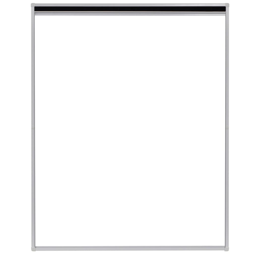 Plisirani Zaslon Protiv Insekata za Prozore Aluminijski 80x100 cm