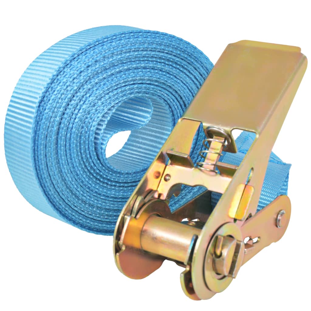 Trake za Vezanje Tereta 10 kom 0,8 Tona 4mx25mm Plave