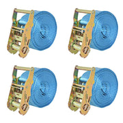 Trake za Vezanje Tereta 4 kom 2 Tone 6mx38mm Plave