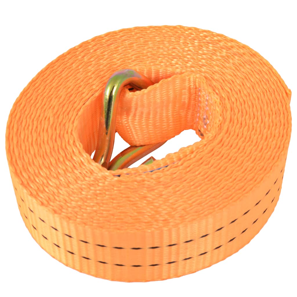 Trake za Vezanje Tereta 4 kom 1 Tona 6mx38mm Narančaste