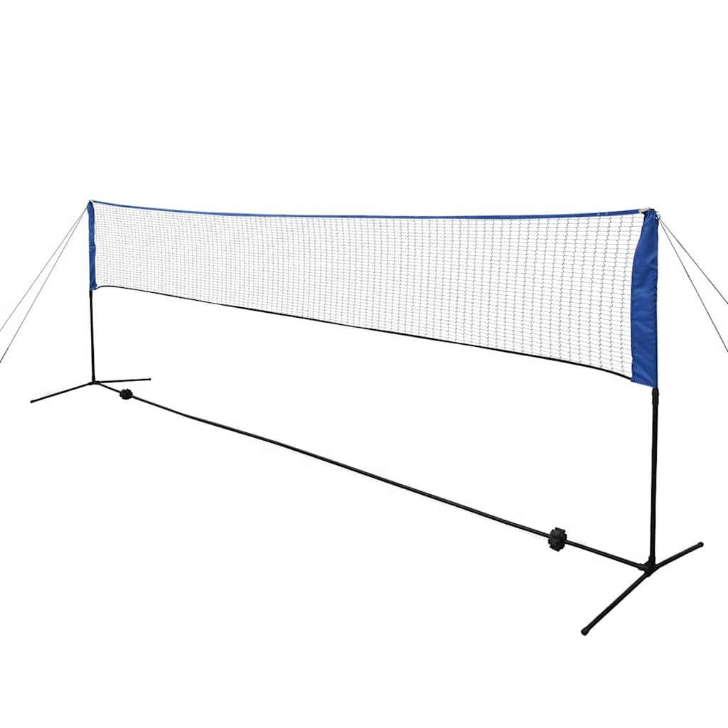 Set za Badminton s Mrežom i Lopticama 500x155 cm
