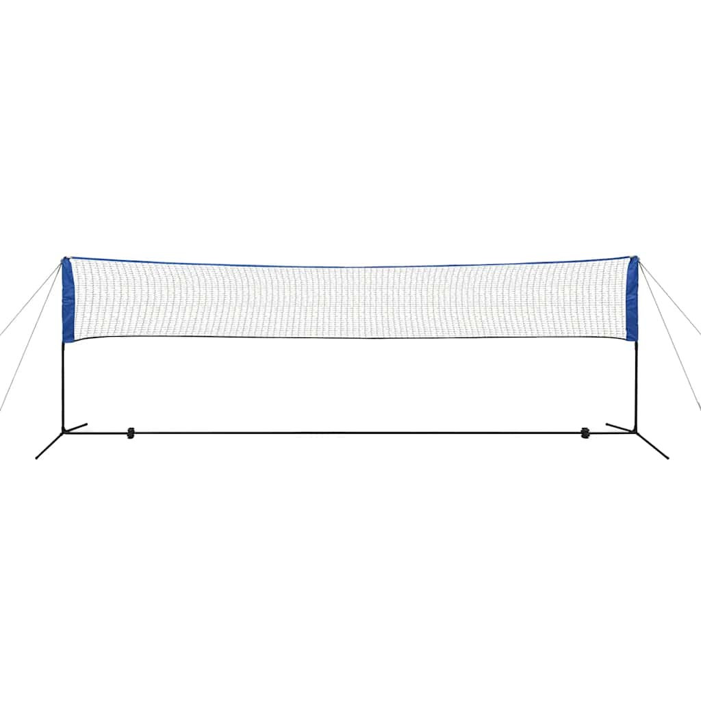 Set za Badminton s Mrežom i Lopticama 500x155 cm