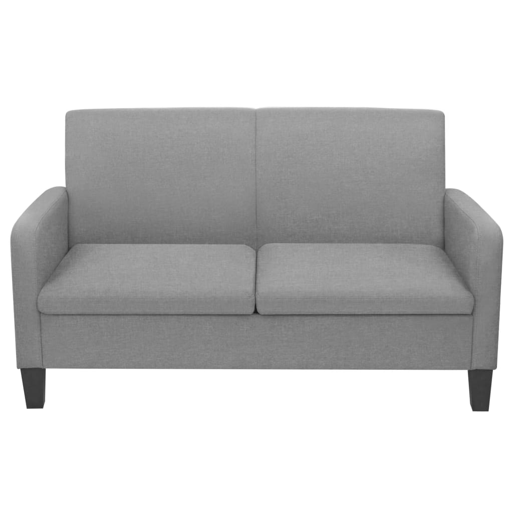 Kauč Dvosjed 135x65x76 cm Svijetlo Sivi