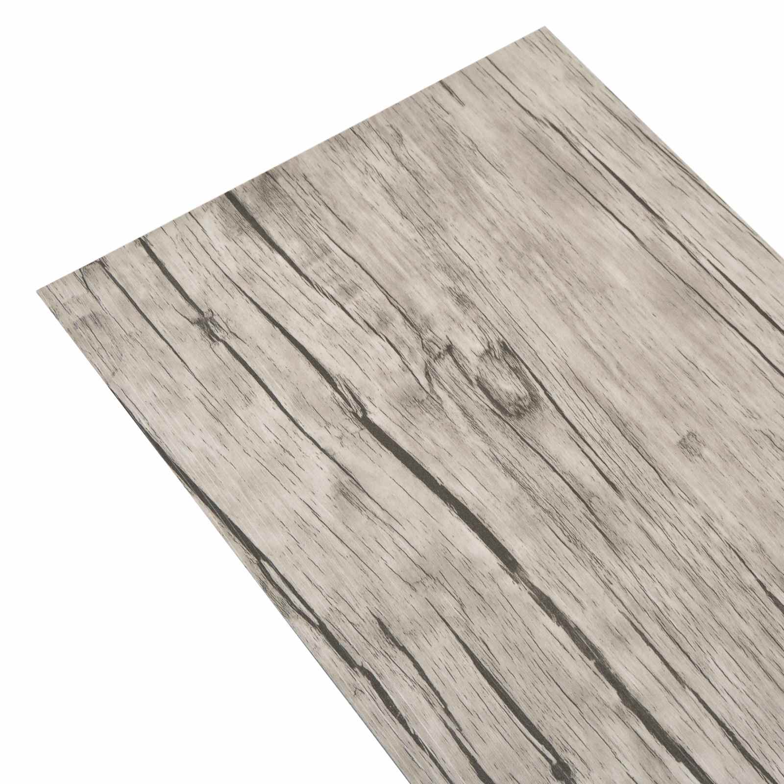 Podne daske 18 pcs Sivi 5,26 m² PVC
