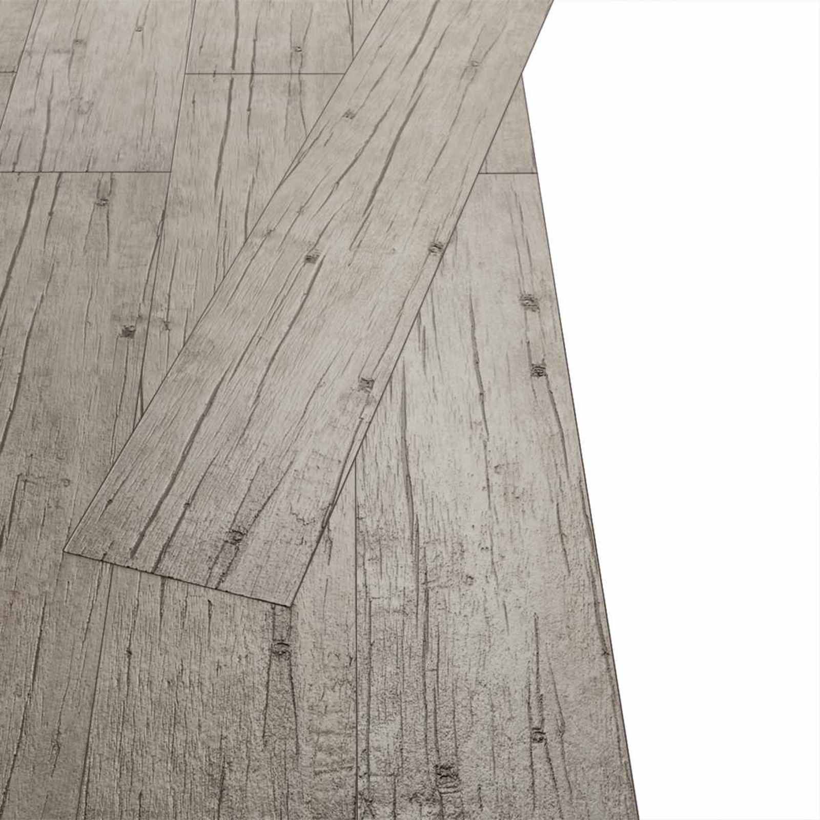 Podne daske 18 pcs Sivi 5,26 m² PVC