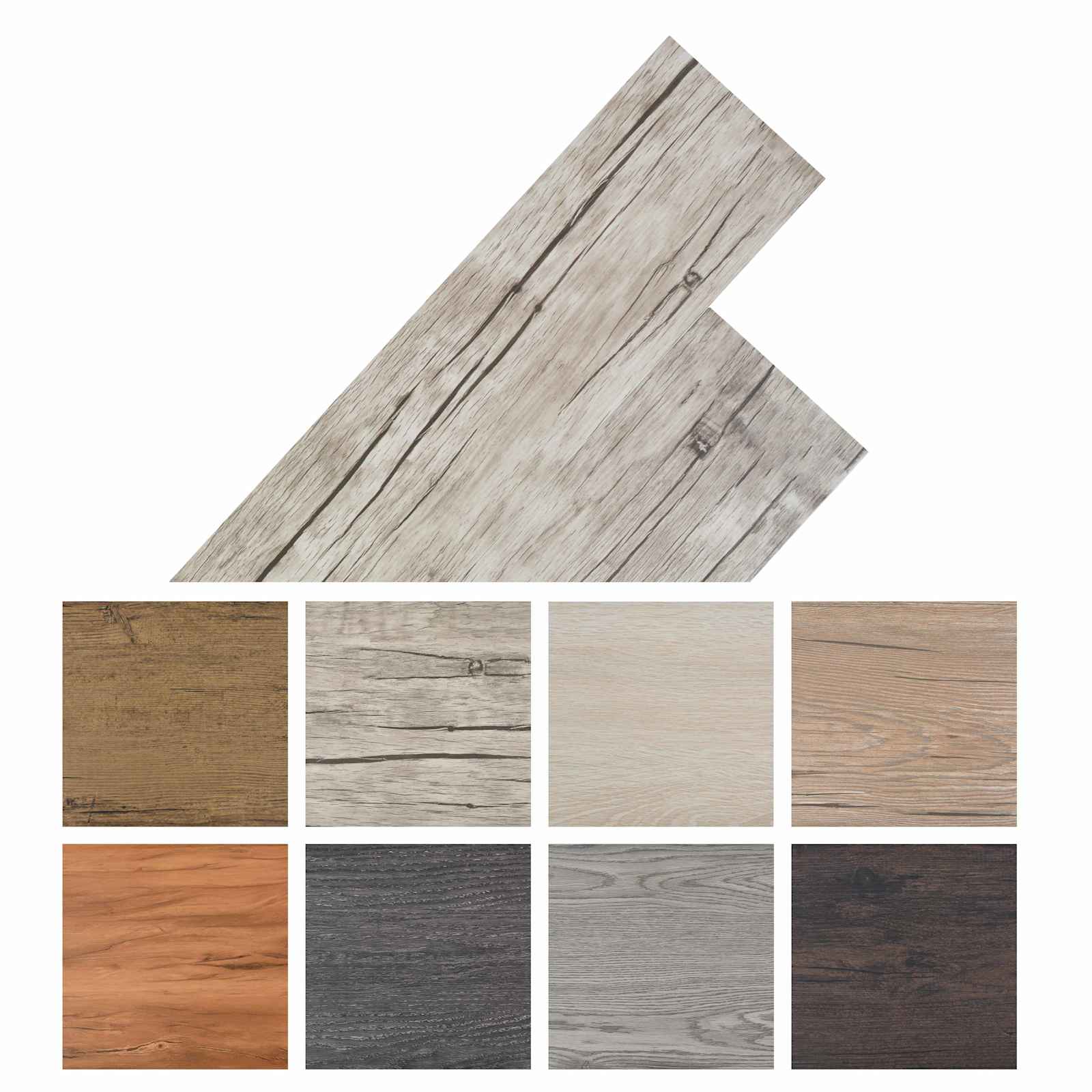 Podne daske 5,02 m² 36 pcs PVC Orah pranje