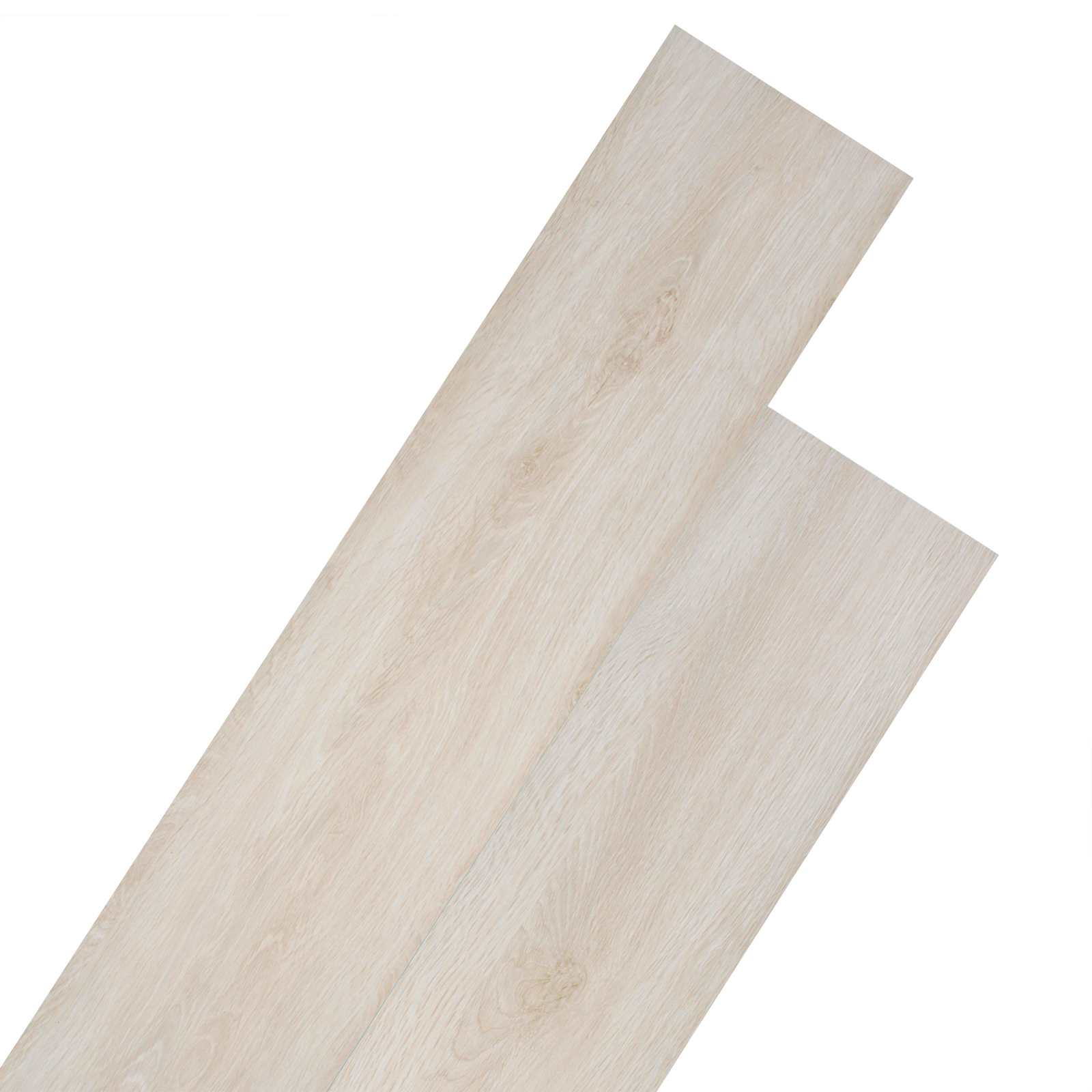 Podne daske 36 pcs Hrast klasično bijeli 5,02 m² PVC