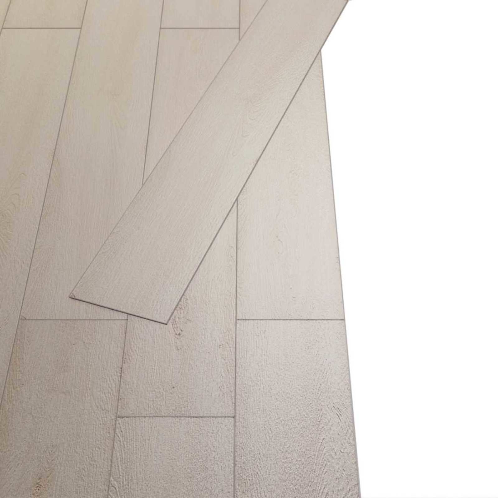 Podne daske 36 pcs Hrast klasično bijeli 5,02 m² PVC