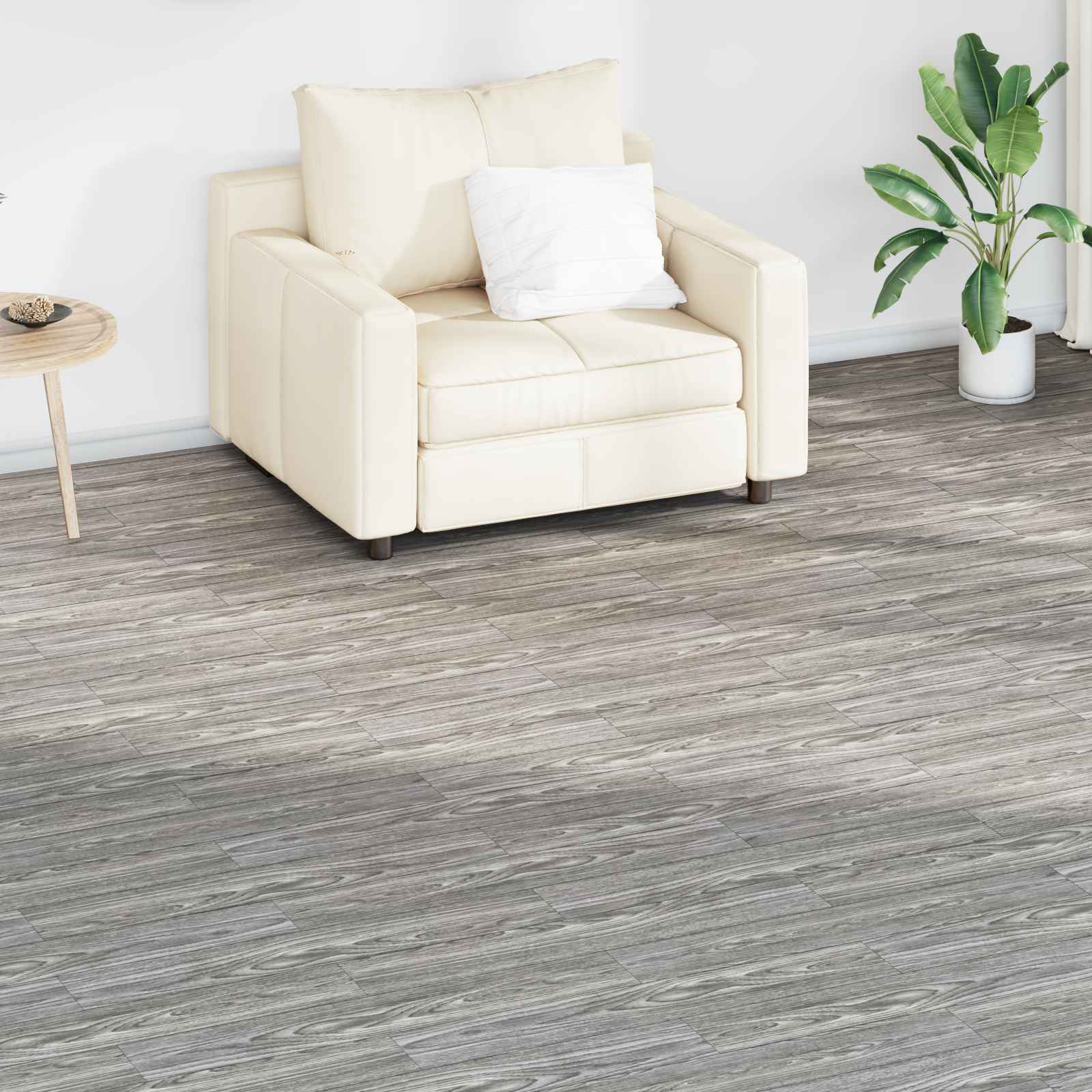 Podne daske 36 pcs Tamno siva 5,02 m² PVC