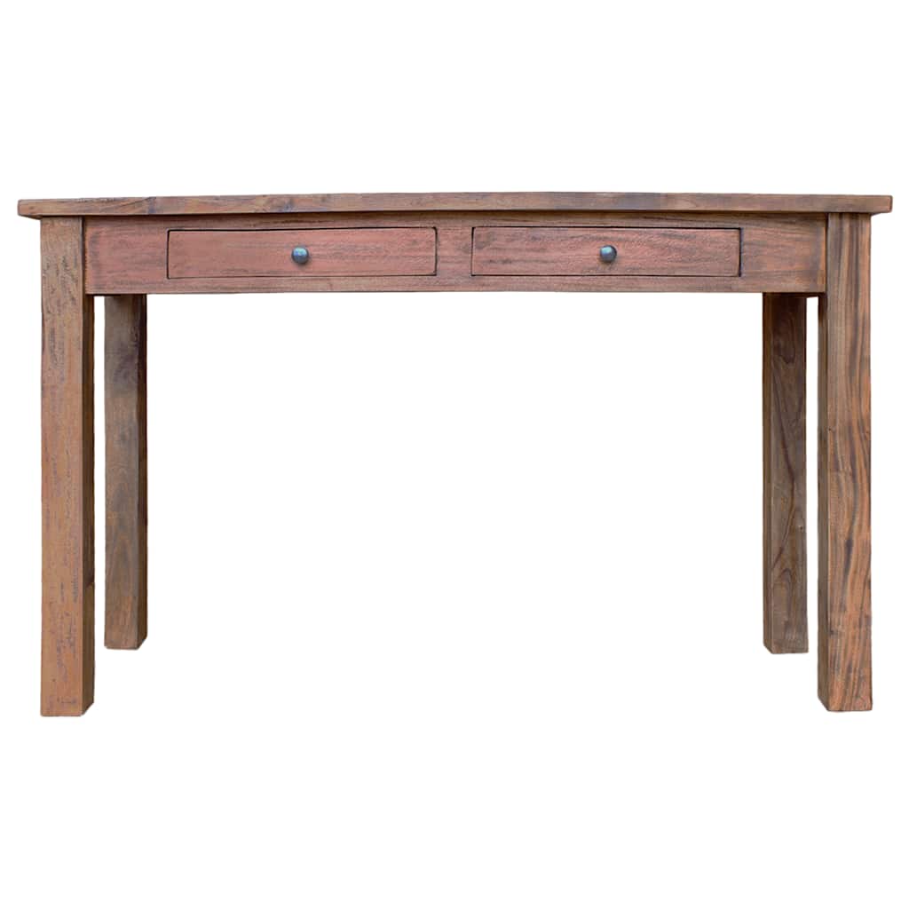 Konzolni stol od masivnog drva mahagonija 123 x 42 x 75 cm