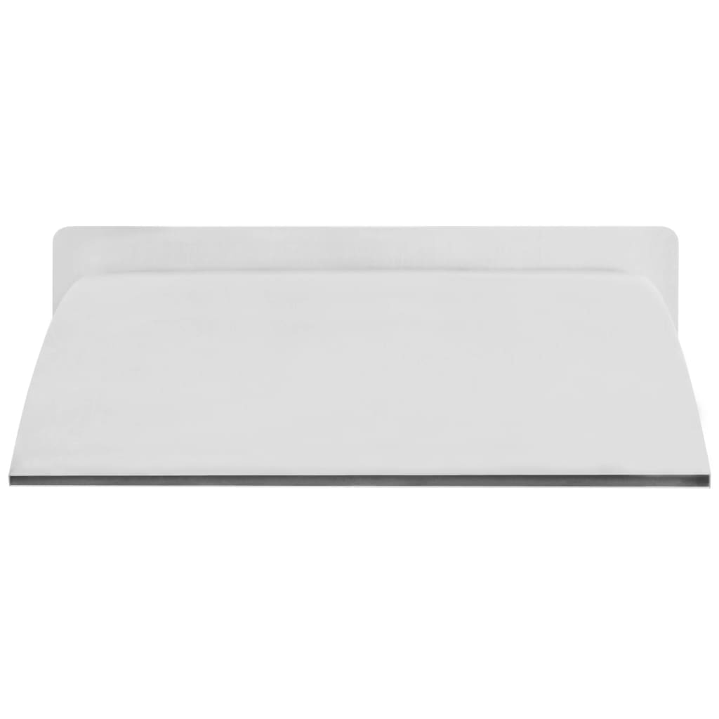 Fontana za bazen od nehrđajućeg čelika 30 x 9 x 26 cm srebrna