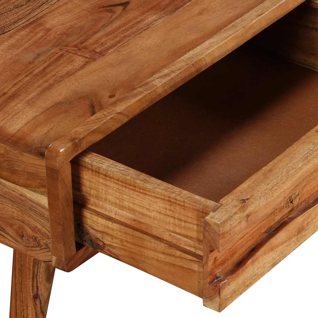 Stolić za kavu od masivnog drva sa izrezbarenom ladicom 100 x 50 x 40 cm