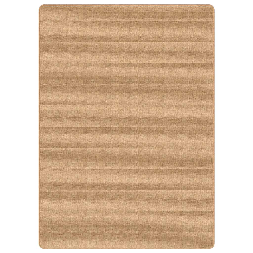 Ukrasni tepih od jute s podlogom od lateksa 70x130 cm prirodni