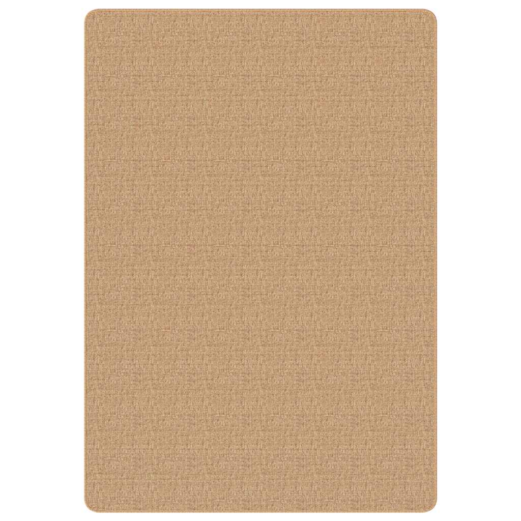 Ukrasni tepih od jute s podlogom od lateksa 160x230 cm prirodni
