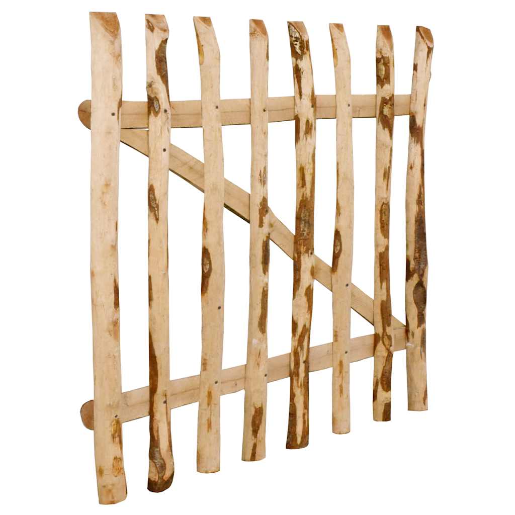 Jednostruka vrata za ogradu od drva lješnjaka 100 x 90 cm